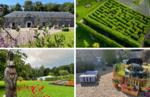 Amenities for parties in the garden include convenient location, wide-open spaces within the garden walls, a hedge maze, and our Biodiversity garden play area